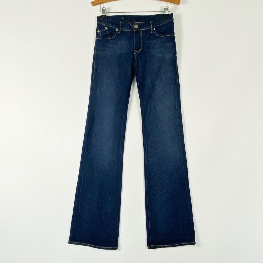 Rock & Republic Denim Roth Flare Dark Blue Wash Jeans